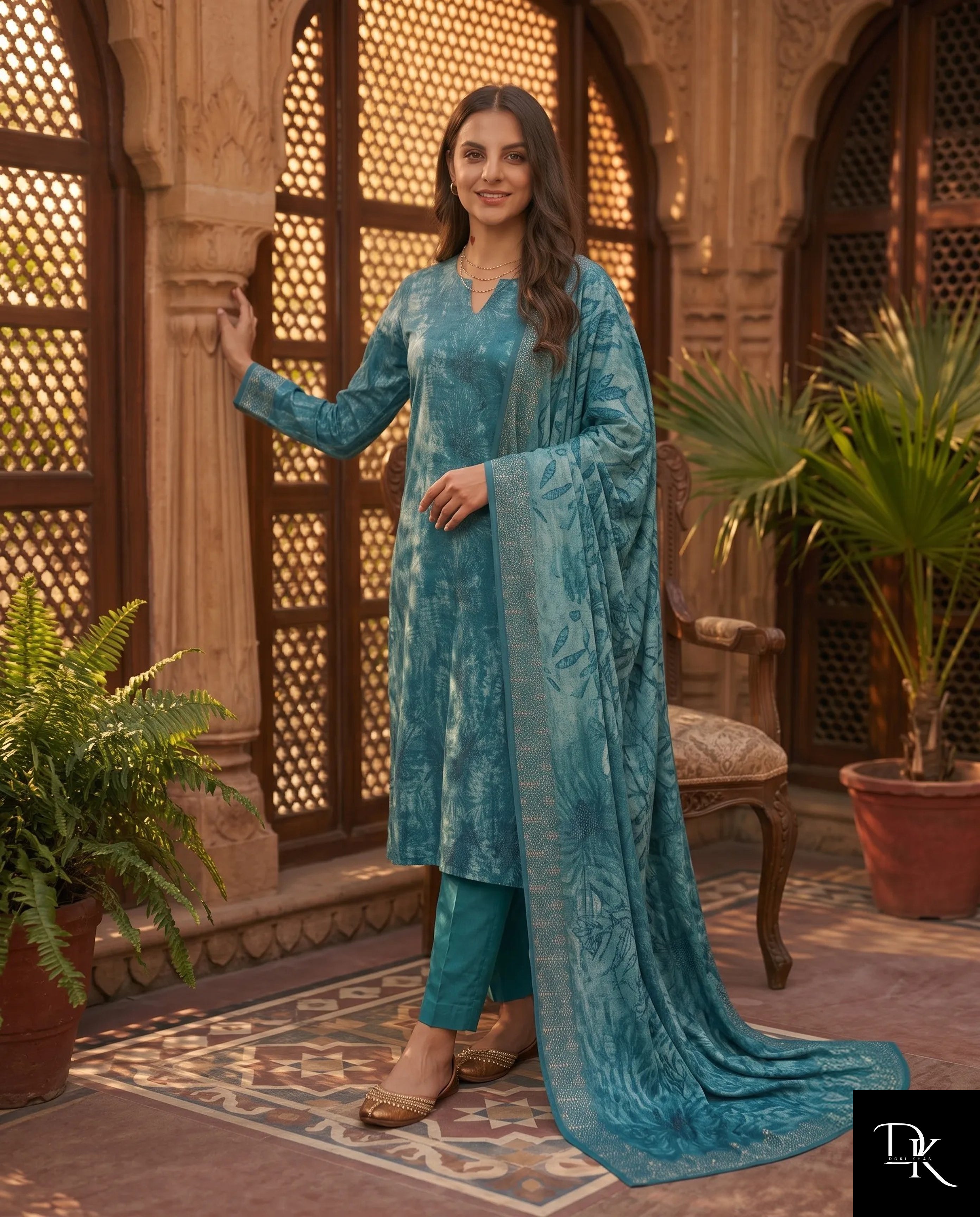 Oceanic Mirage | 3 Piece - Printed Lawn (Unstitched)