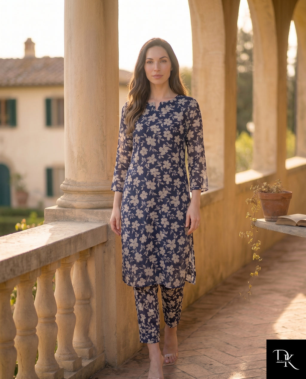 Midnight Blossom | 2 Piece - Allover Printed Lawn (Unstitched)
