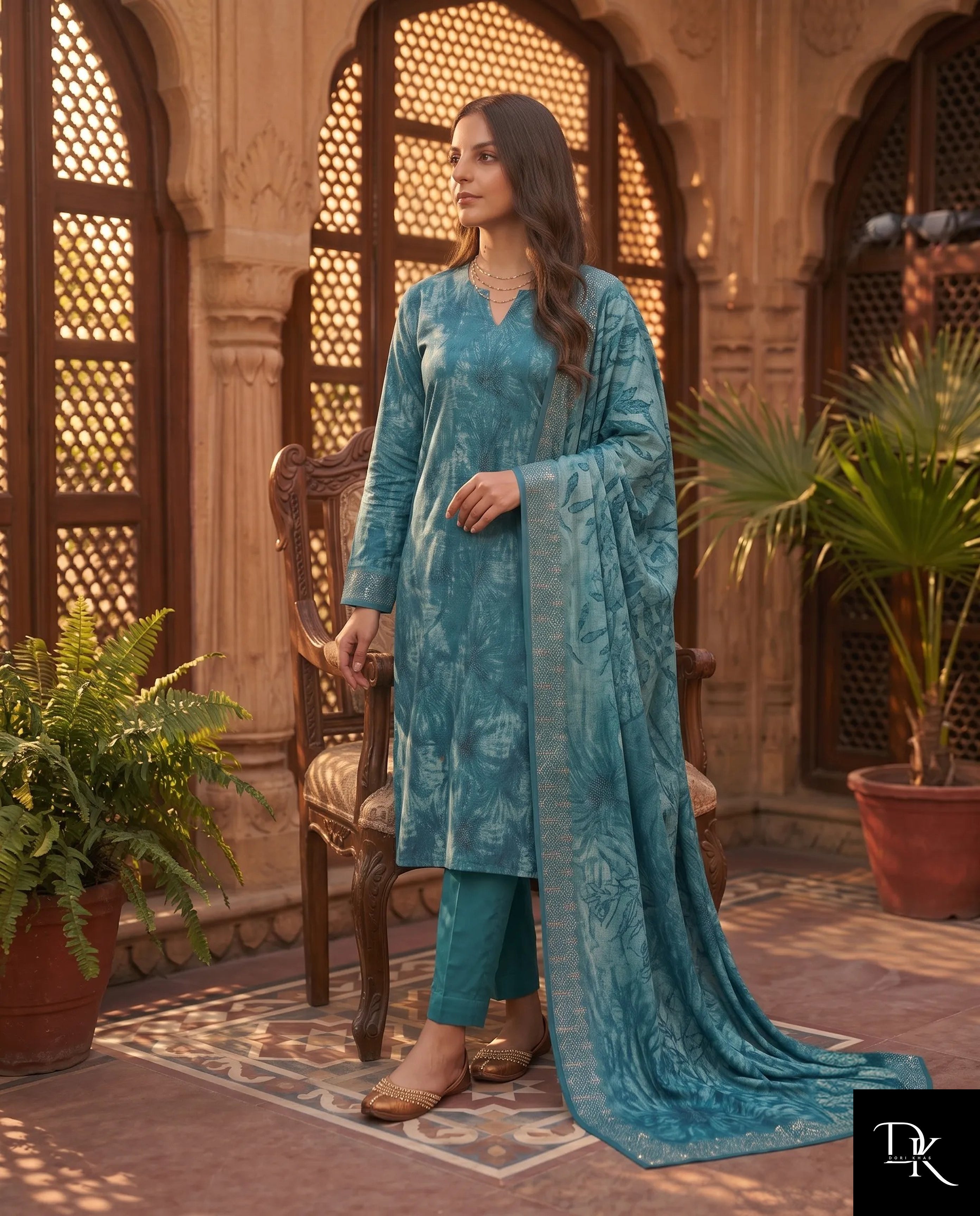 Oceanic Mirage | 3 Piece - Printed Lawn (Unstitched)