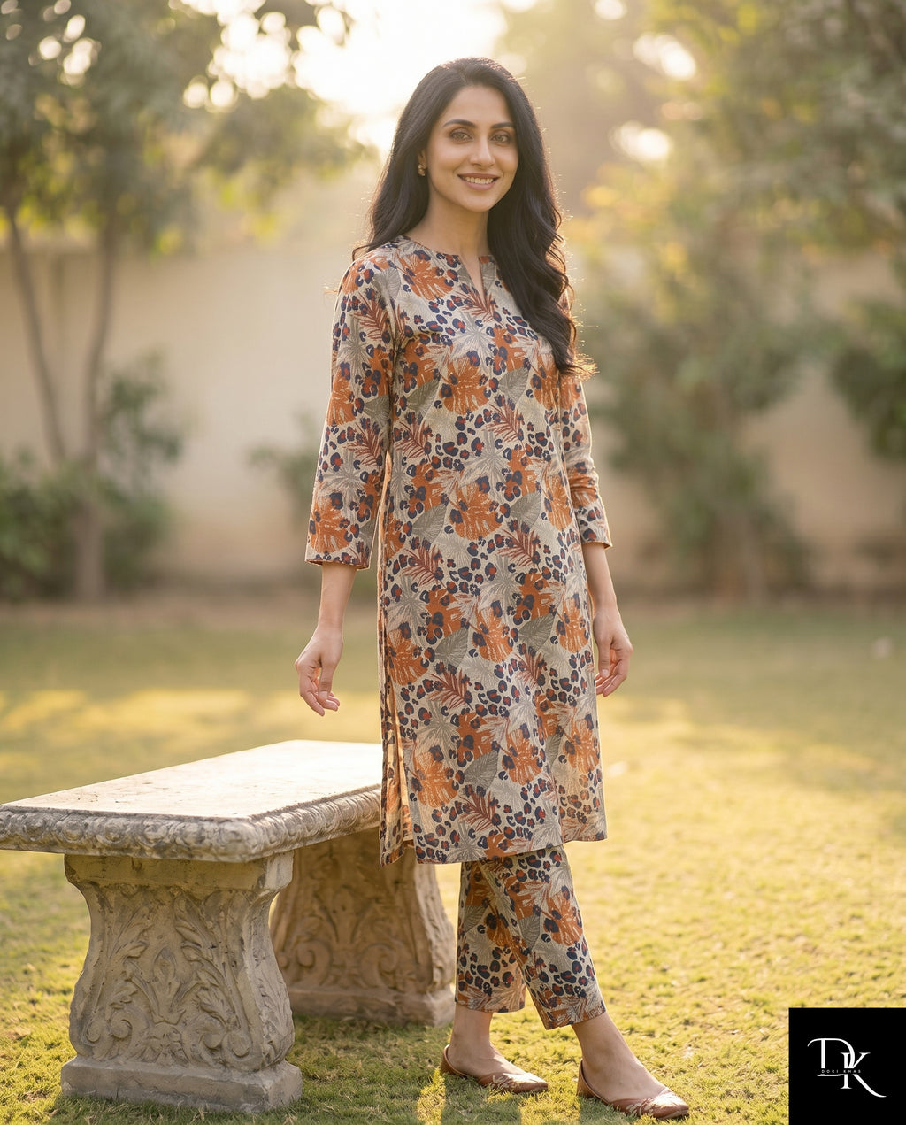 Amber Jungle | 2 Piece - Allover Printed Lawn (Unstitched)