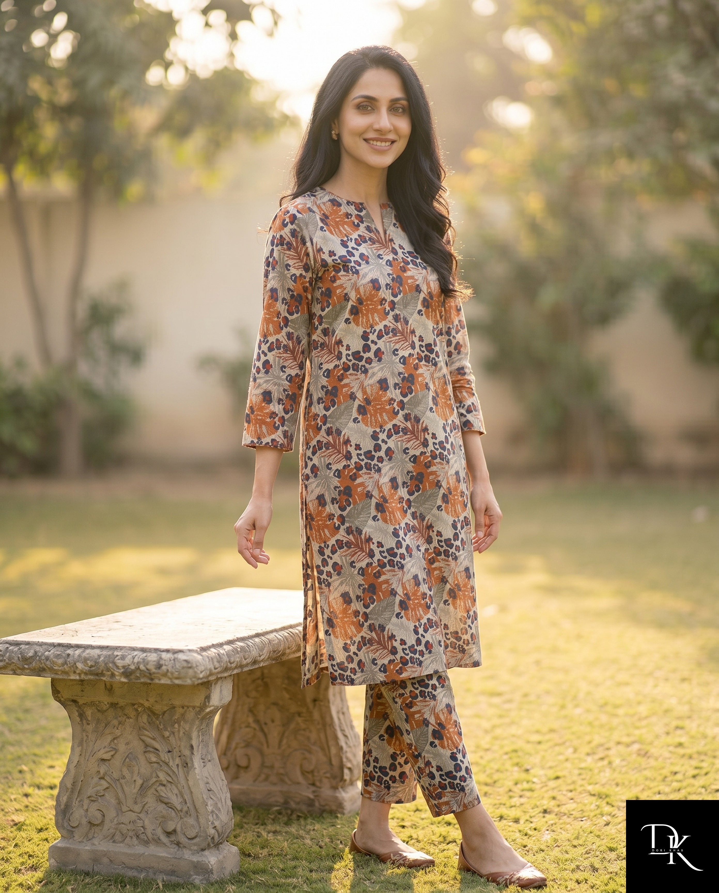 Amber Jungle | 2 Piece - Allover Printed Lawn (Unstitched)