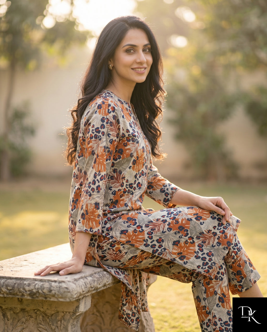 Amber Jungle | 2 Piece - Allover Printed Lawn (Unstitched)