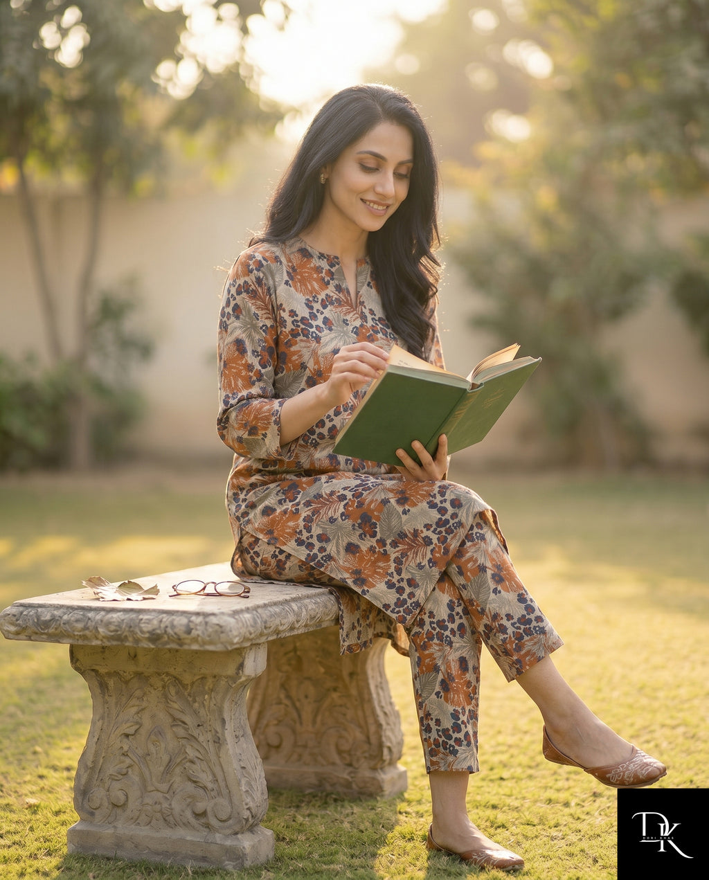 Amber Jungle | 2 Piece - Allover Printed Lawn (Unstitched)