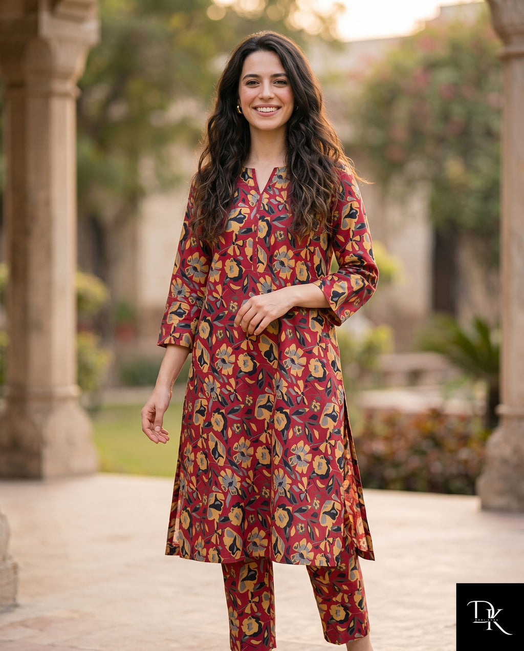 Garnet Bloom | 2 Piece - Allover Printed Lawn (Unstitched)
