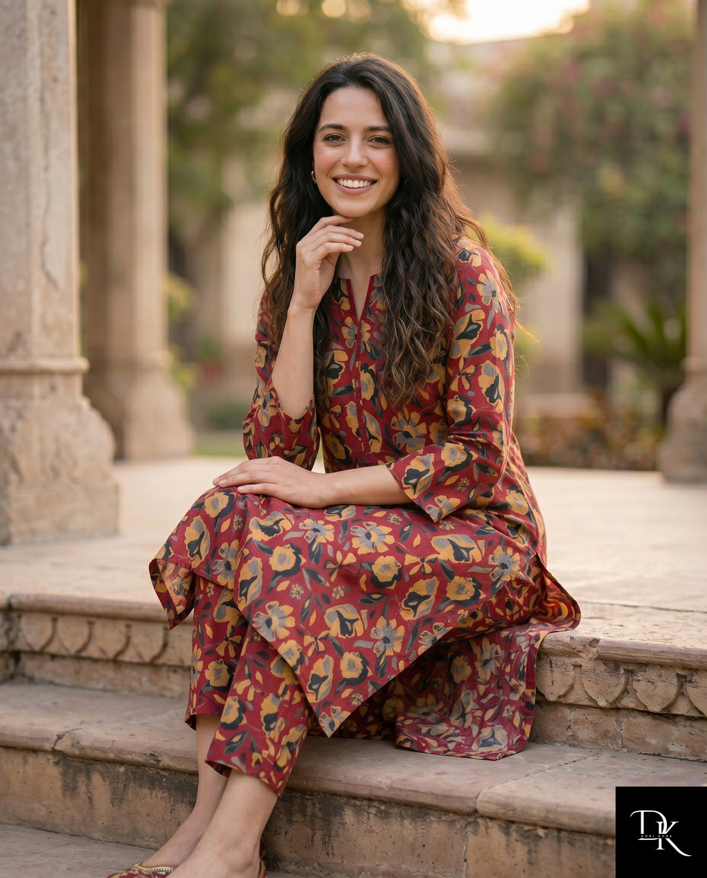Garnet Bloom | 2 Piece - Allover Printed Lawn (Unstitched)