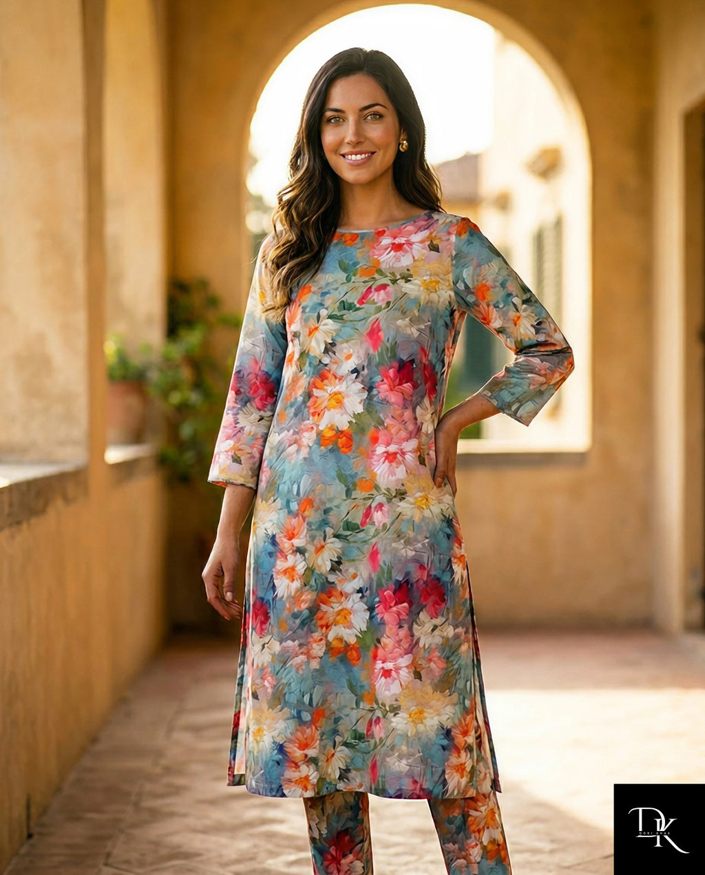 Painted Petals | 2 Piece - Allover Printed Lawn (Unstitched)
