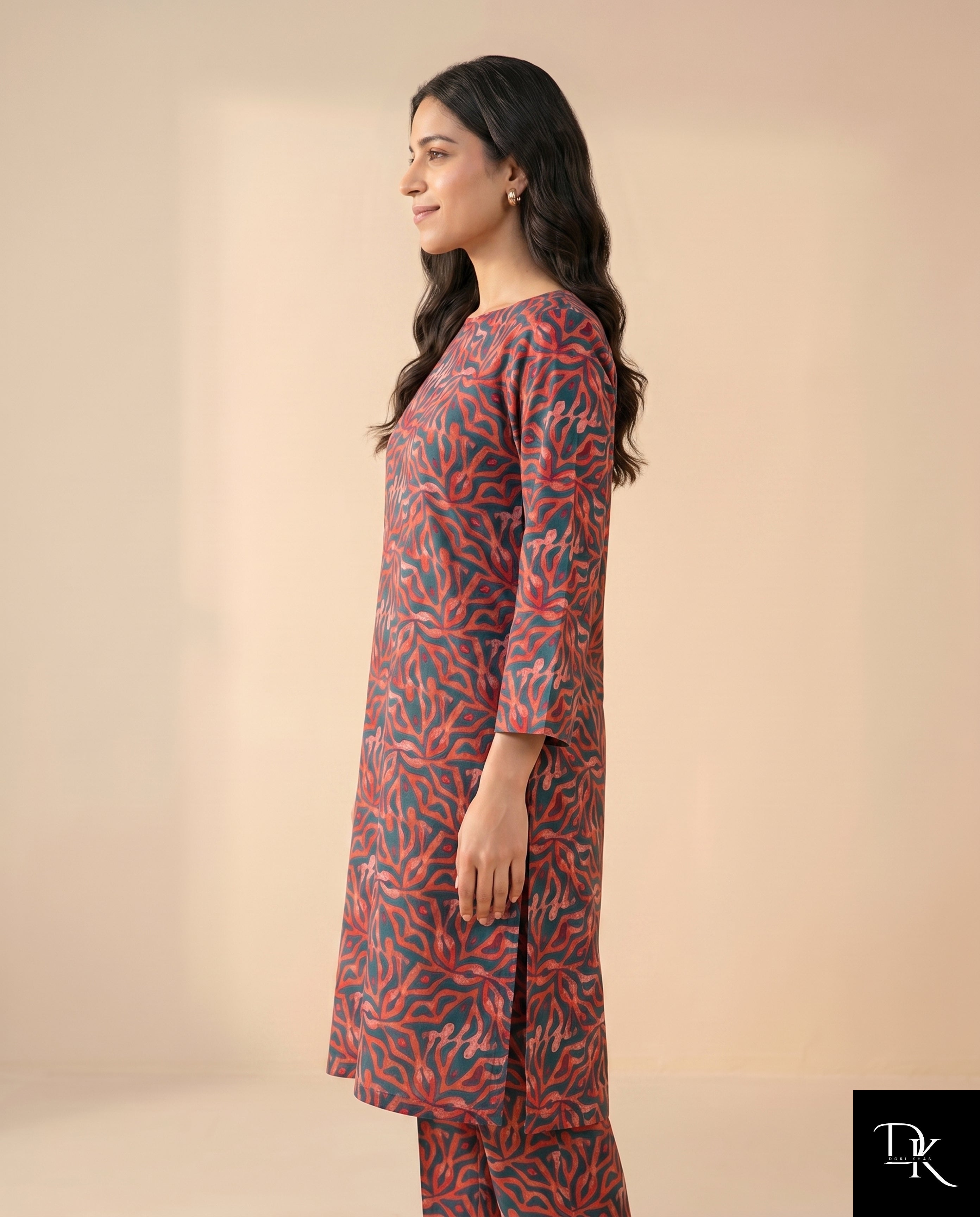 Coral Maze | 2 Piece - Allover Printed Lawn (Unstitched)