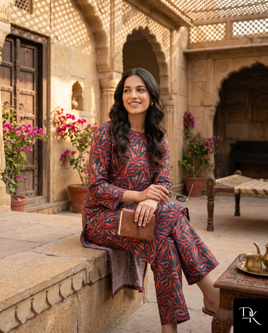 Coral Maze | 2 Piece - Allover Printed Lawn (Unstitched)