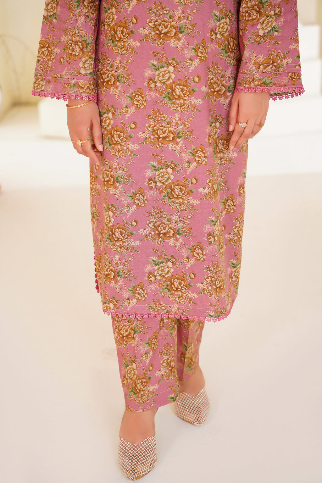Rosa | Floral Printed Lawn Suit (3pc)