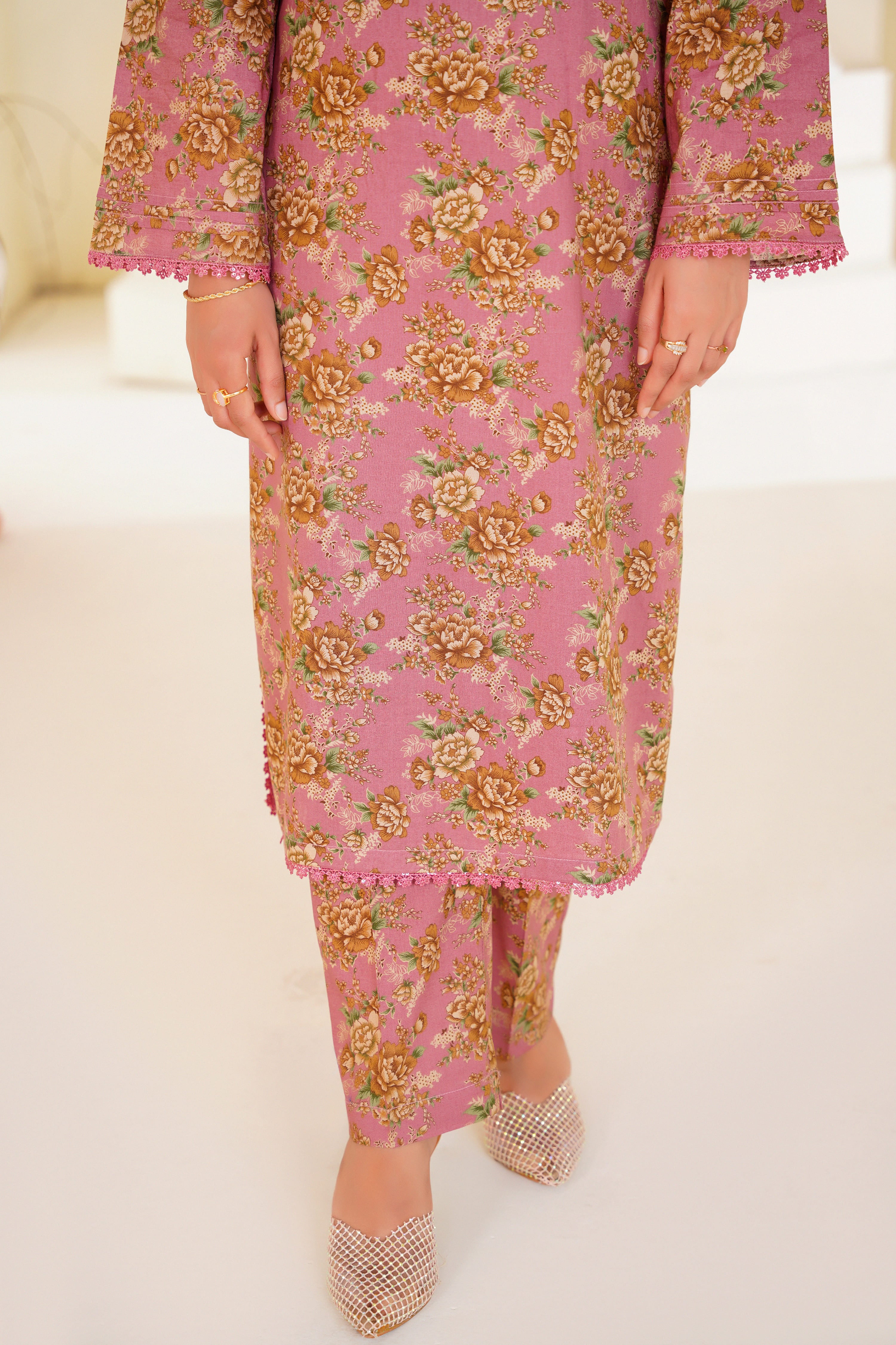 Rosa | Floral Printed Lawn Suit (3pc)
