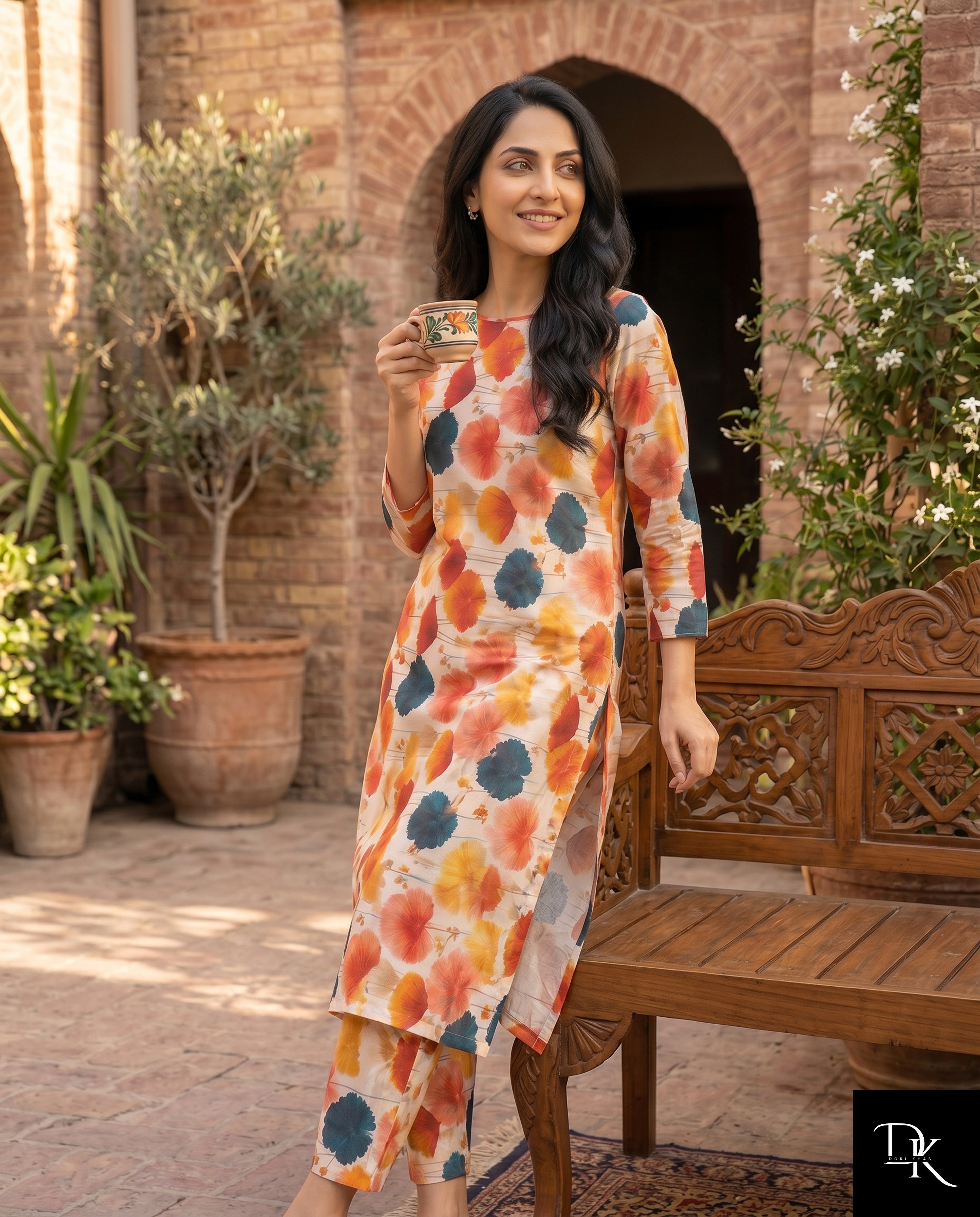 Saffron Breeze | 2 Piece - Allover Printed Lawn (Unstitched)
