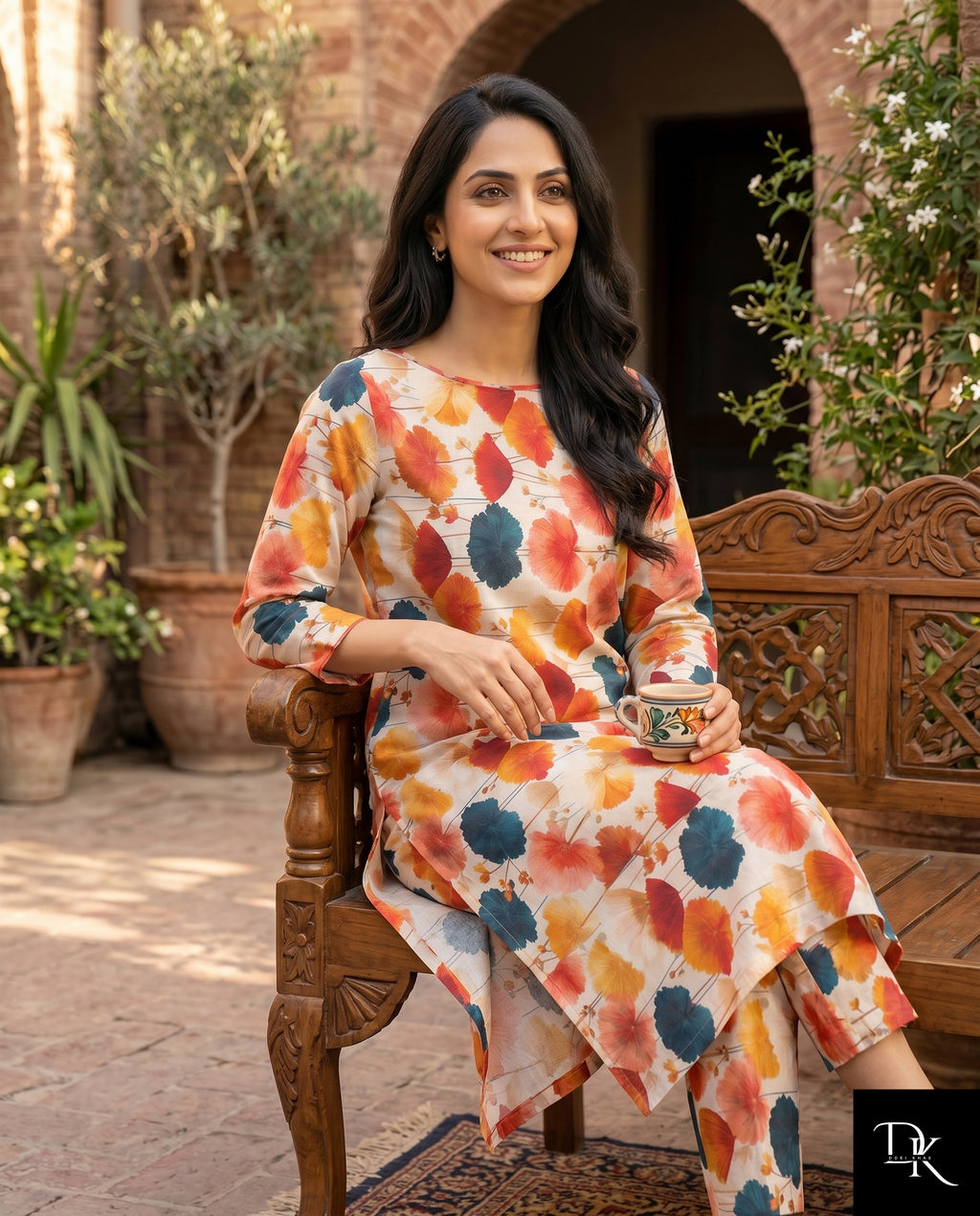 Saffron Breeze | 2 Piece - Allover Printed Lawn (Unstitched)