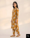 Ochre Bloom | 2 Piece - Allover Printed Lawn (Unstitched)