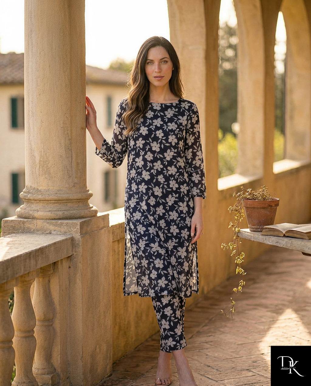 Midnight Blossom | 2 Piece - Allover Printed Lawn (Unstitched)
