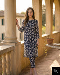 Midnight Blossom | 2 Piece - Allover Printed Lawn (Unstitched)