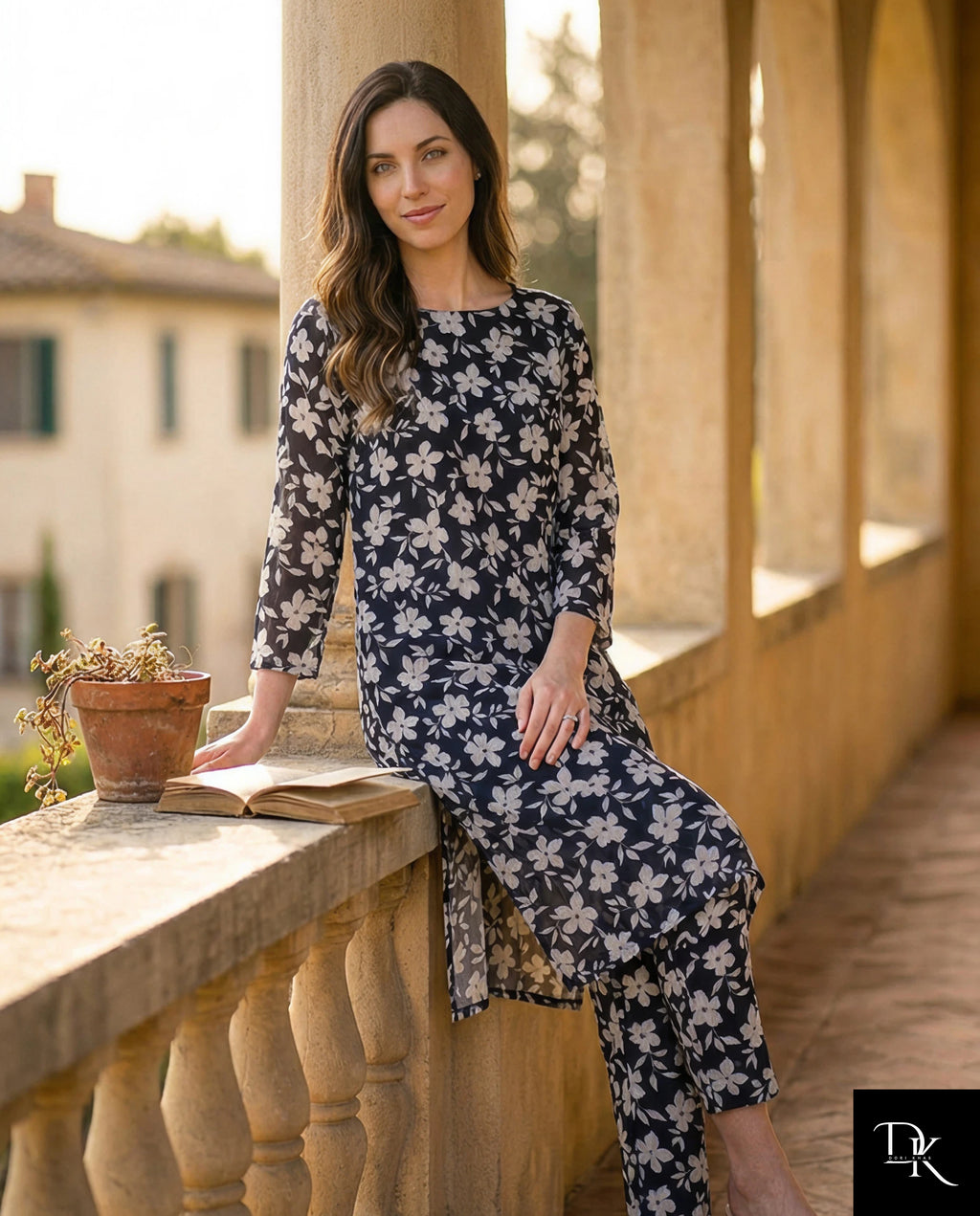 Midnight Blossom | 2 Piece - Allover Printed Lawn (Unstitched)