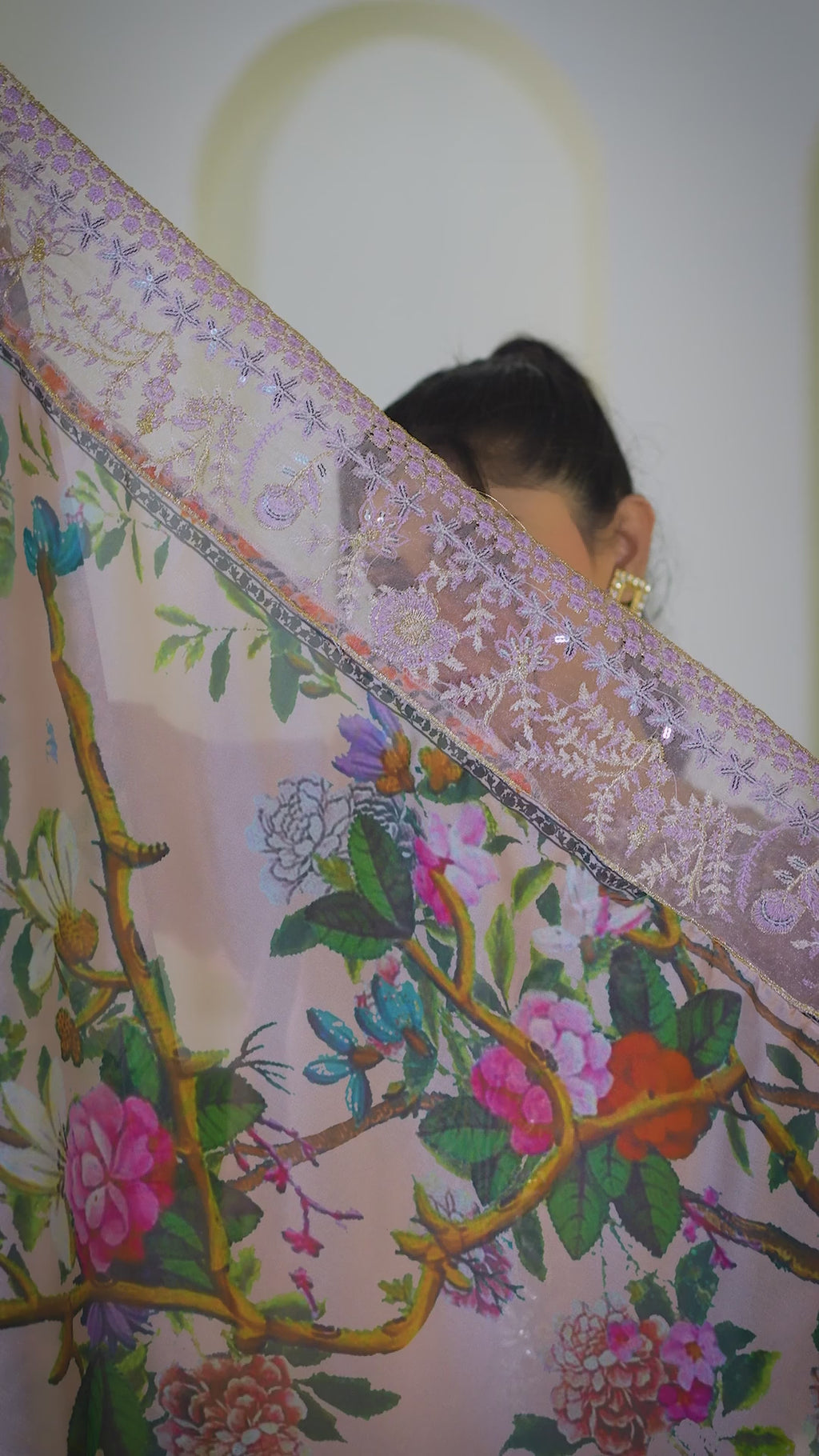 Shaan | Mauve Satin Embroidered (3pc) Premium