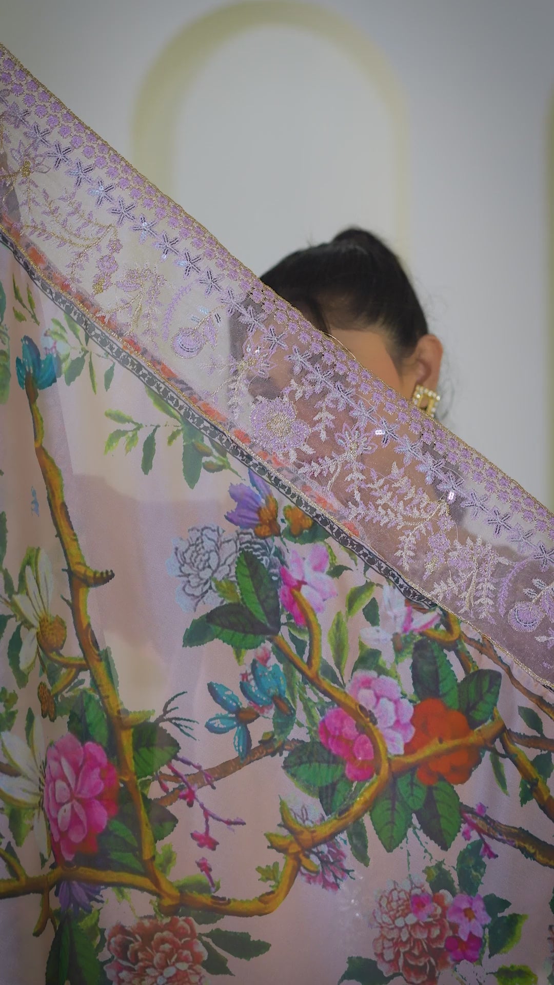 Shaan | Mauve Satin Embroidered (3pc) Premium
